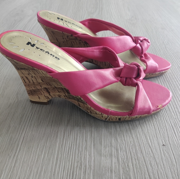 Hot Pink Heel Shoe Beach Sandals - Nygard - Picture 2 of 4